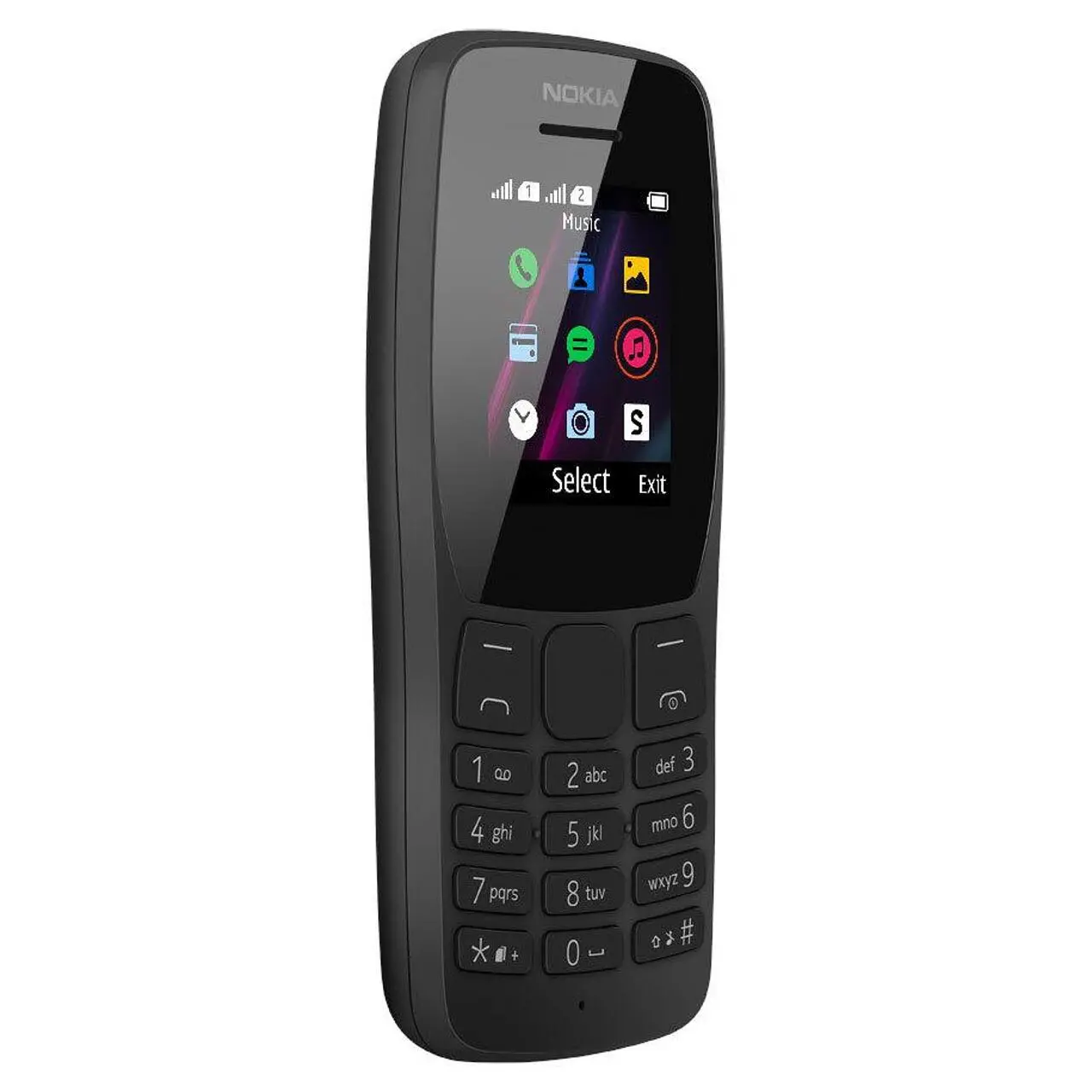 Мобилен телефон Nokia 110 Dual Sim, Черен - image 1