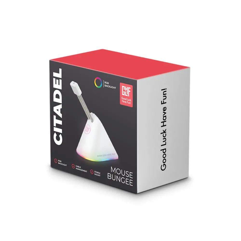 Геймърски аксесоар за кабела на мишката FragON Citadel RGB - White - image 3