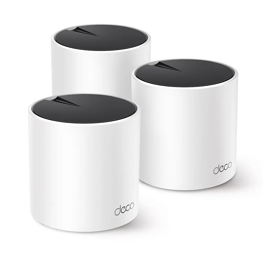 Безжичен рутер TP-LINK Deco X55(3-pack), AX3000 Двубандов, 2.4-5 GHz, Wi-Fi 6