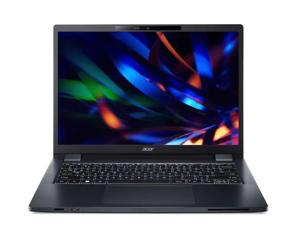 Лаптоп, Acer Travelmate TMP414-53-TCO-58Y1, Intel Core i5 1335U (3.4GHz up to 4.6Ghz,12MB), 14" WUXGA (1920x1200) IPS, 16GB DDR4, 512GB SED SSD, 56Wh battery, Fingerprint reader, Micro SD reader, Ambielnt light sensor, KB backlight, Win 11 Pro, 3Y warranty - image 2