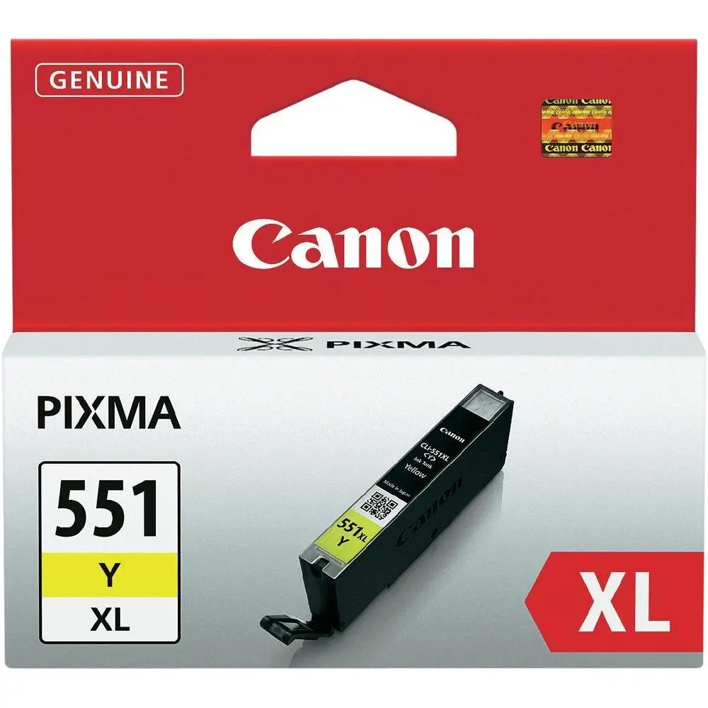 Консуматив, Canon CLI-551XL Y + Canon Photo Paper Variety Pack A4 & 10 x 15cm (VP-101)