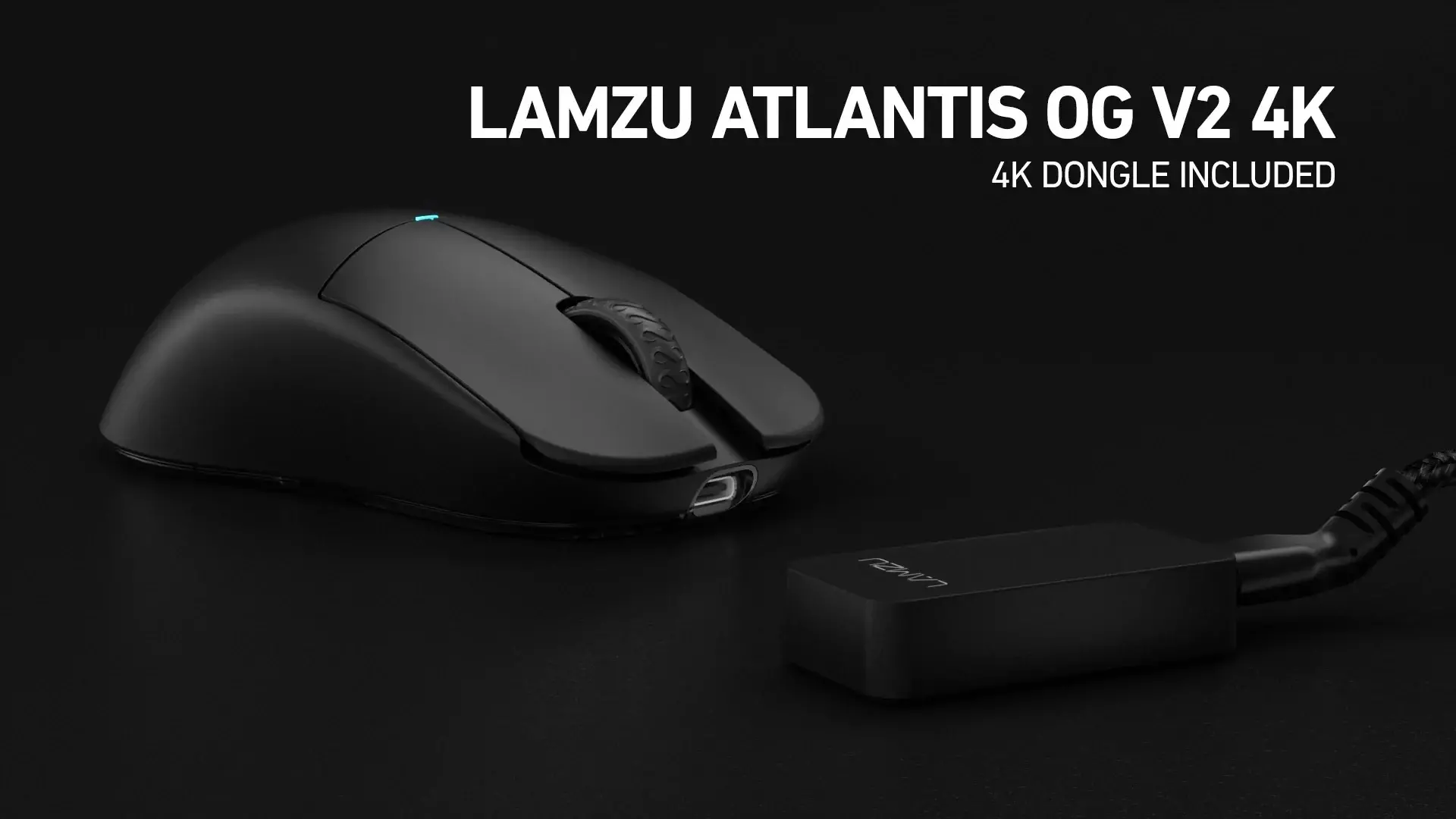 Lamzu професионална геймърска мишка ATLANTIS OG V2 4K - Wireless Gaming Mouse - Black - image 5