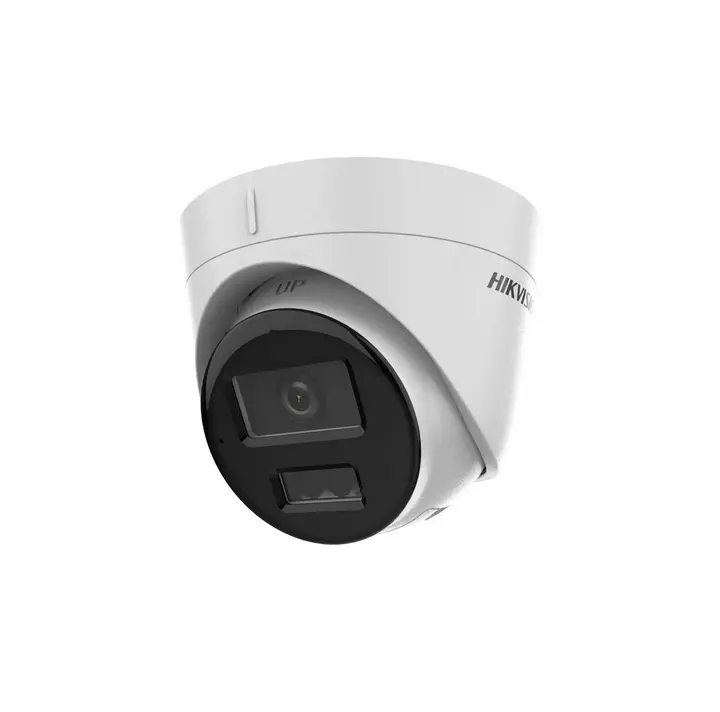 Камера, HikVision 4 MP Smart Hybrid Light Fixed Turret Network Camera, 2.8mm, IR, White Light up to 30m, 120 dB WDR, H.265+, IP67, built-in microphone, 12Vdc/PoE 6.5W