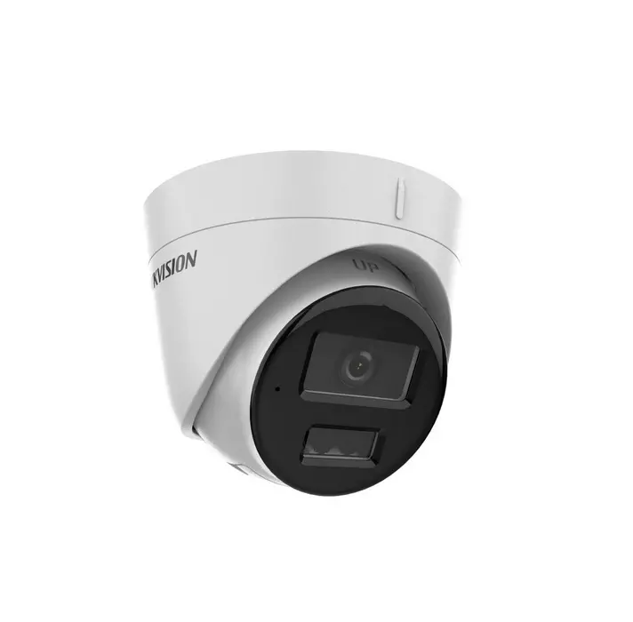 Камера, HikVision 4 MP Smart Hybrid Light Fixed Turret Network Camera, 2.8mm, IR, White Light up to 30m, 120 dB WDR, H.265+, IP67, built-in microphone, 12Vdc/PoE 6.5W - image 1