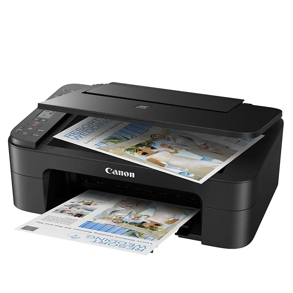 Мастилоструйно многофункционално устройство, Canon PIXMA TS3350 All-In-One, Black + Canon Photo Cube and Frame + PP-201 5x5” Photo Paper Plus Glossy II (40 sheets) - Creative Pack, Blue - image 1