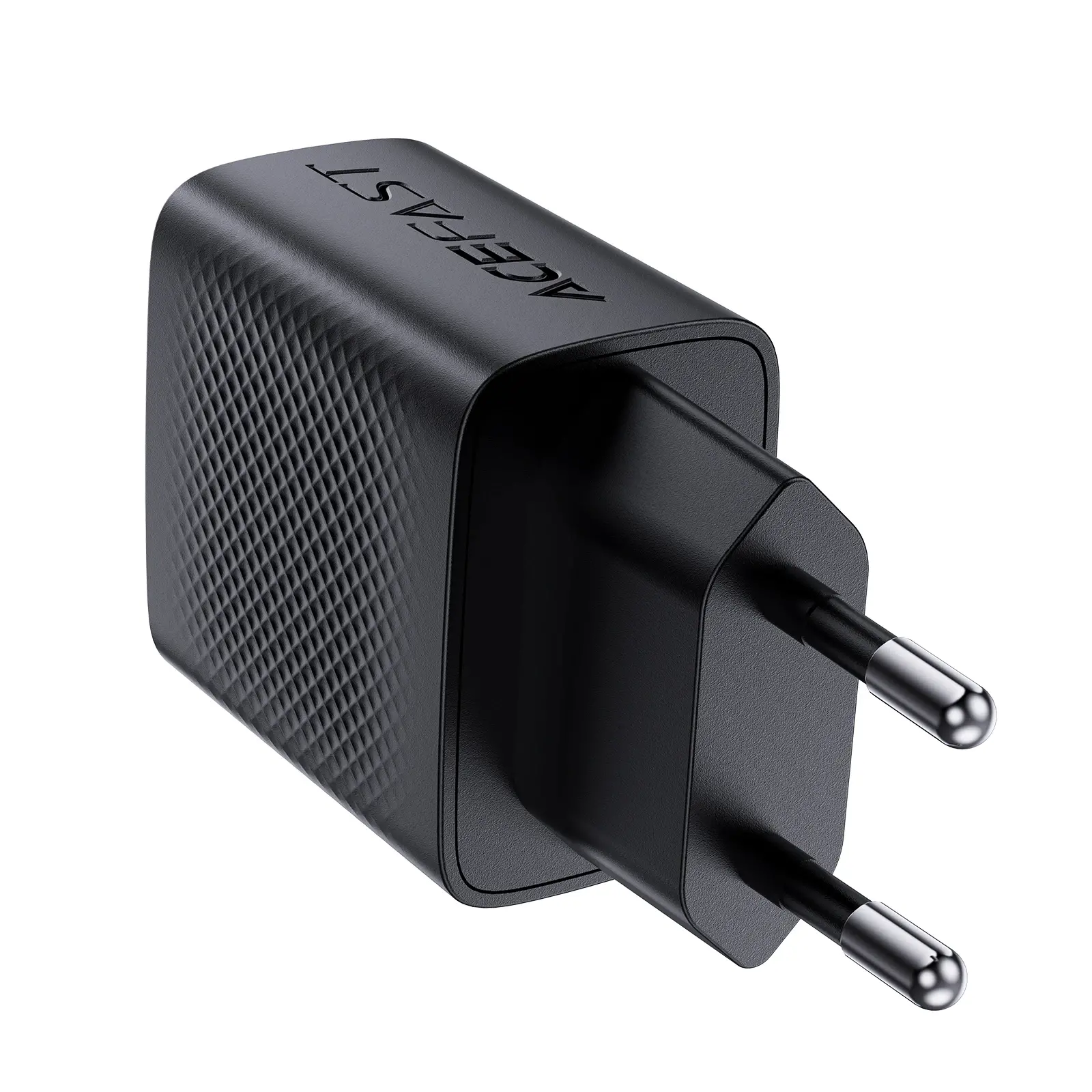 Acefast Универсално зарядно за стена Charger Wall GaN PD 20W - A78 - USB-C x 1, USB-A x 1, Black - image 3