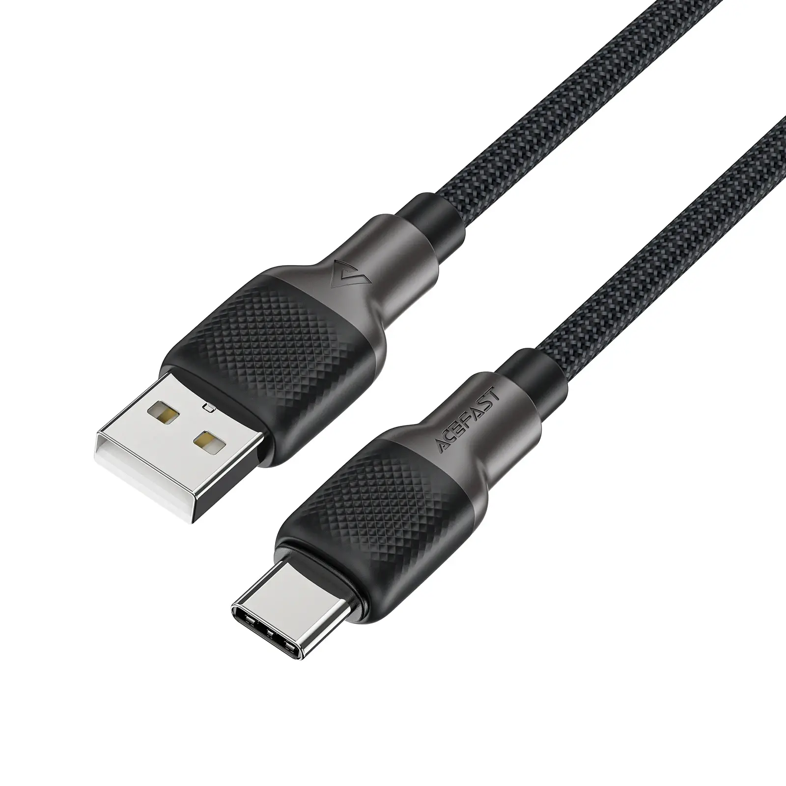 Acefast Кабел USB-A to USB-C Cable 3A 1.2m - C10-04 - Black - image 1