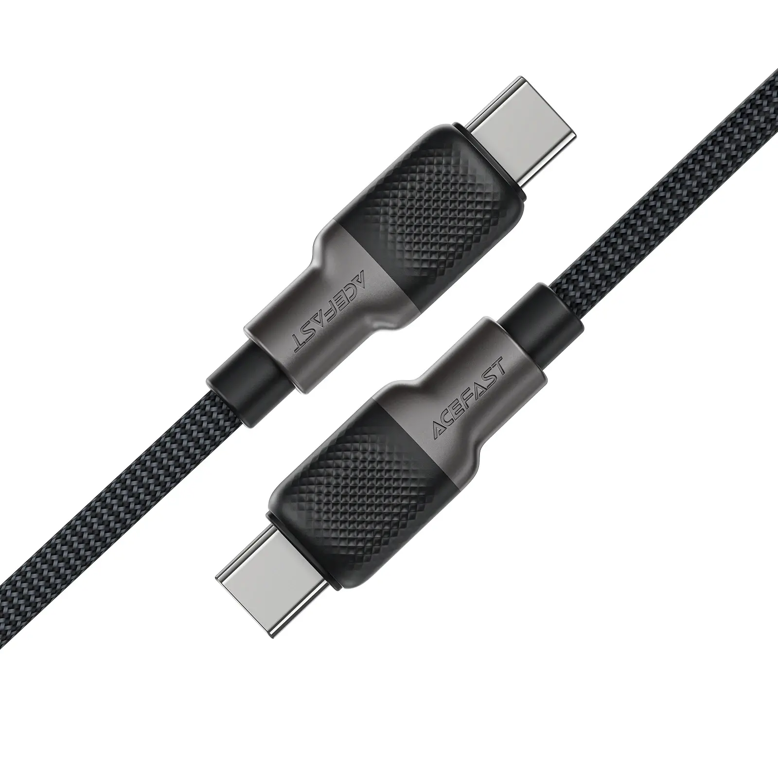 Acefast Кабел USB-C to USB-C Cable 60W Silicone braid 1.2m - C10-03 - Black - image 2