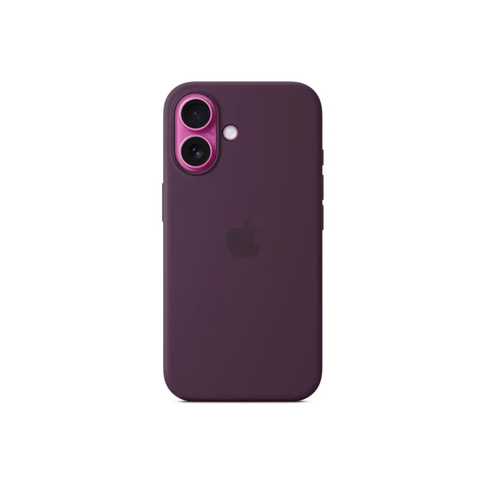 Калъф, Apple iPhone 16 Silicone Case with MagSafe - Plum - image 2