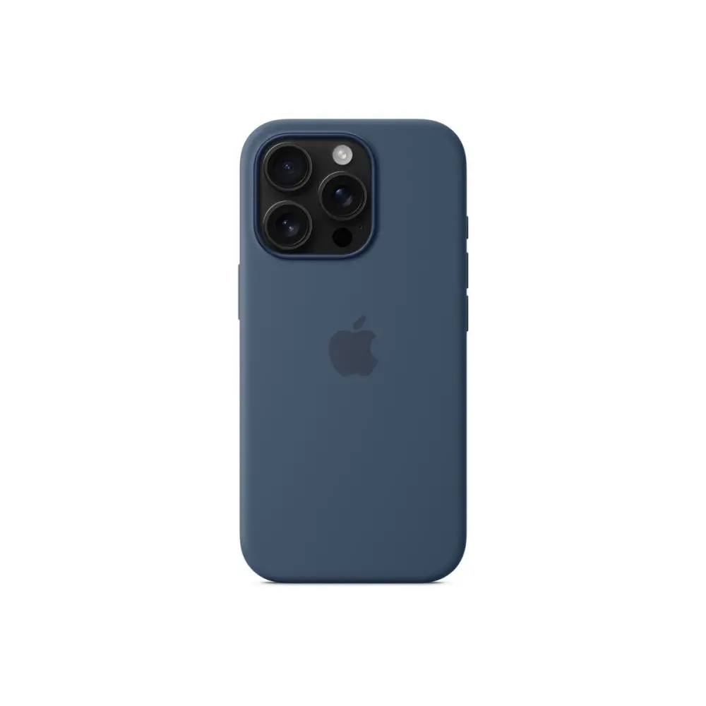 Калъф, Apple iPhone 16 Pro Silicone Case with MagSafe - Denim - image 3