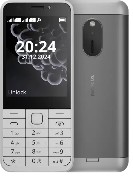 Мобилен телефон, NOKIA 230 DS WHITE 2024