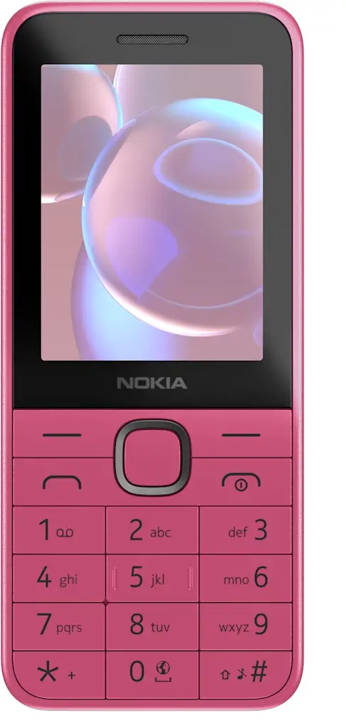 Мобилен телефон, NOKIA 225 4G DS 2024 PINK - image 1