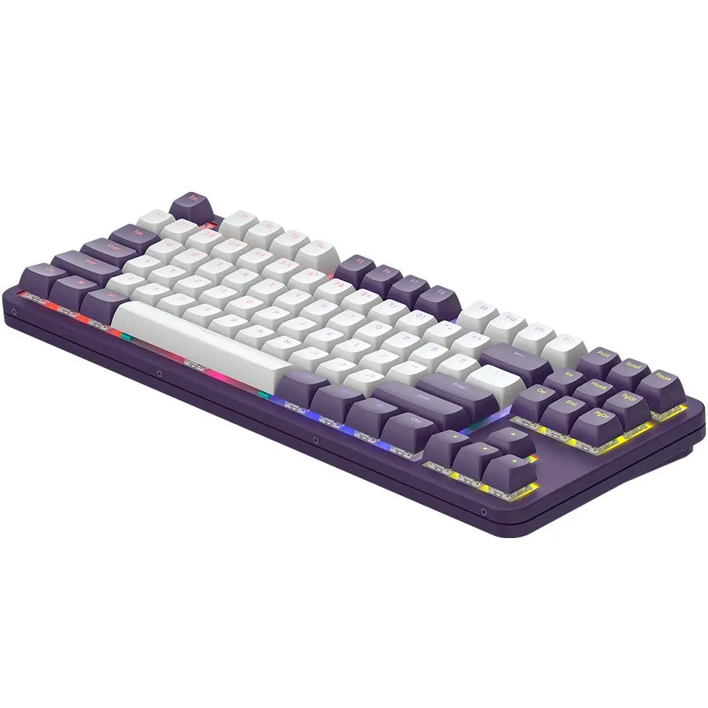 Геймърскa механична клавиатура Dark Project ALU87A Violet RGB - TKL - image 2