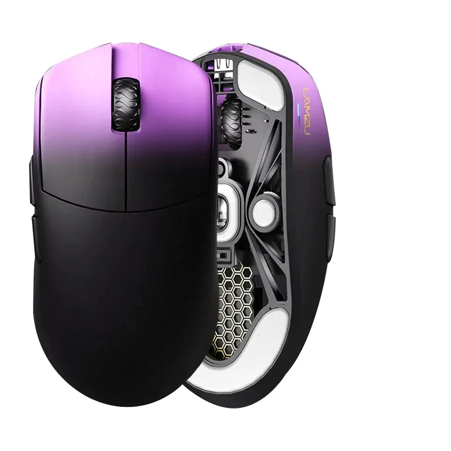 Lamzu професионална геймърска мишка MAYA X 8K - Wireless Gaming Mouse - Purple Shadow - image 1