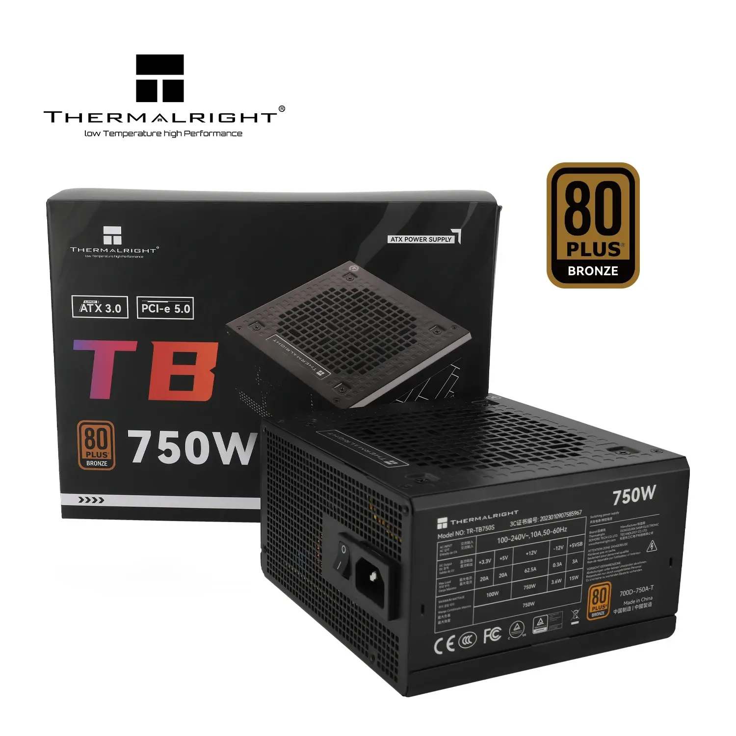 Thermalright захранване PSU ATX 3.0 750W Bronze - TR-TB750S - image 4