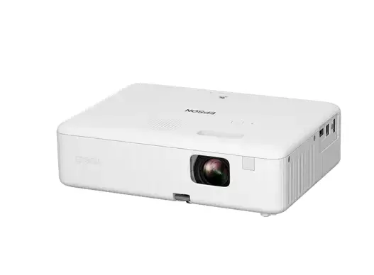 Мултимедиен проектор, Epson CO-FH01, Full HD 1080p (1920 x 1080, 16:9), 3000 ANSI lumens, 16 000:1, WLAN (optional), USB 2.0, HDMI, Lamp warr: 6000h, Warr: 24 months, White (с нарушена опаковка) - image 1