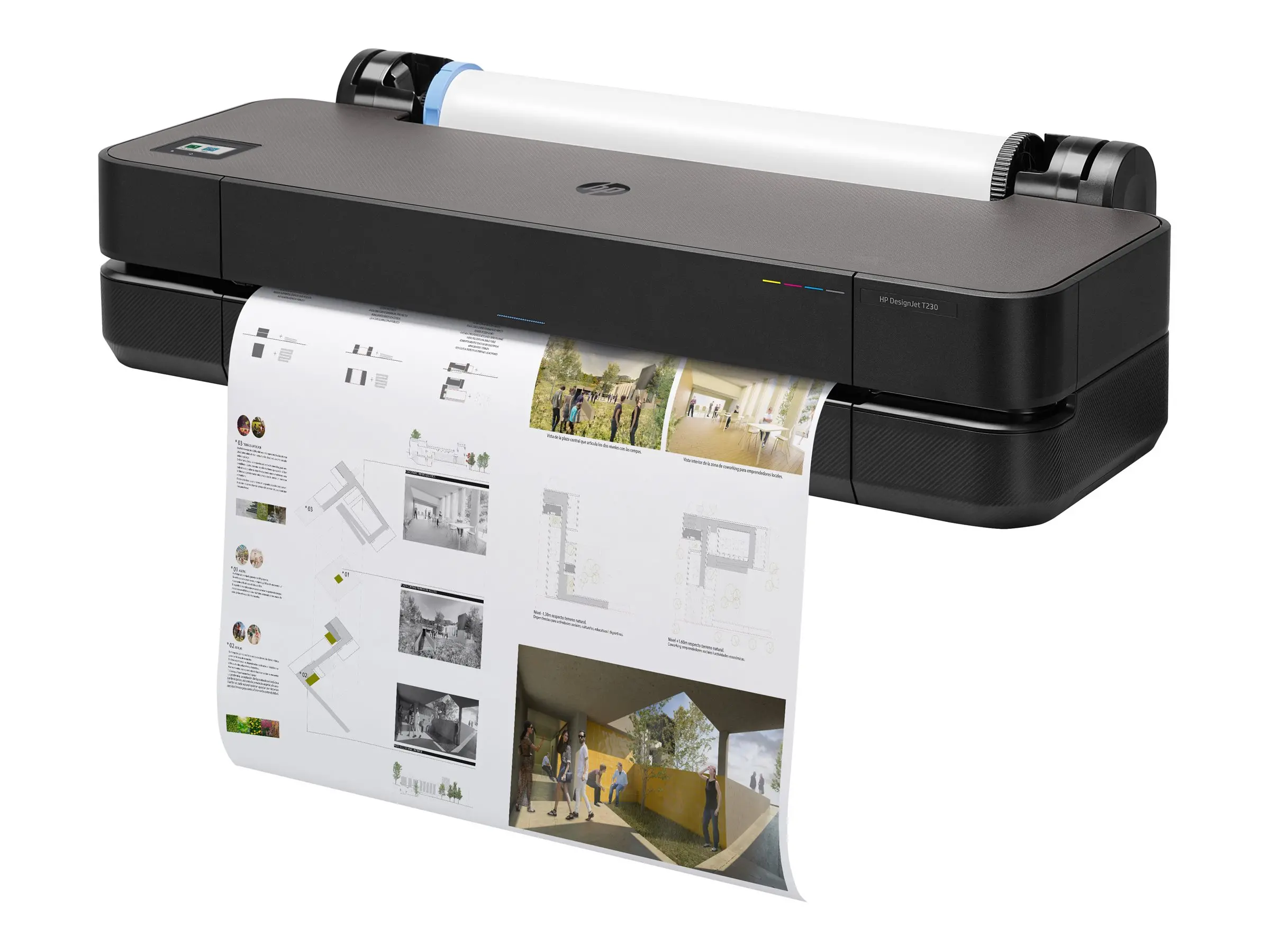 HP DesignJet T230 24inch LFP 2025 Colour Ink-Jet A1 ANSI D 2400x1200dpi 0.58 min/page USB LAN Wi-Fi - image 11