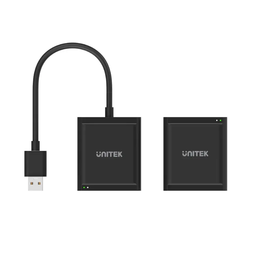 Unitek удължител USB Extension over LAN - USB-A Male to 4 port Female - Y-2516 - image 2