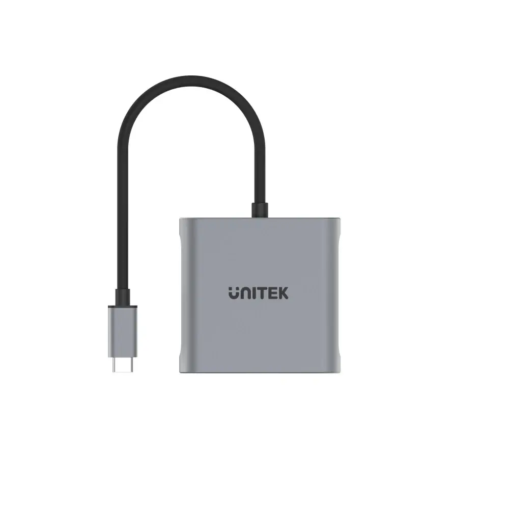 Unitek Адаптер Adapter USB-C M to DisplayPort x 2 F - 8K@30Hz, MST - V1404A - image 1