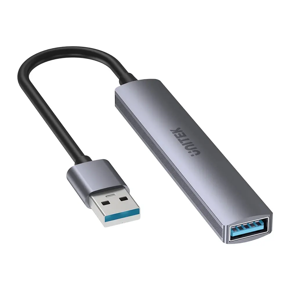 Unitek хъб USB3.0/2.0 HUB 4 port uHUB Q4 - USB-A input - USB3.0 x 1, USB2.0 x 3 - H1208A - image 1