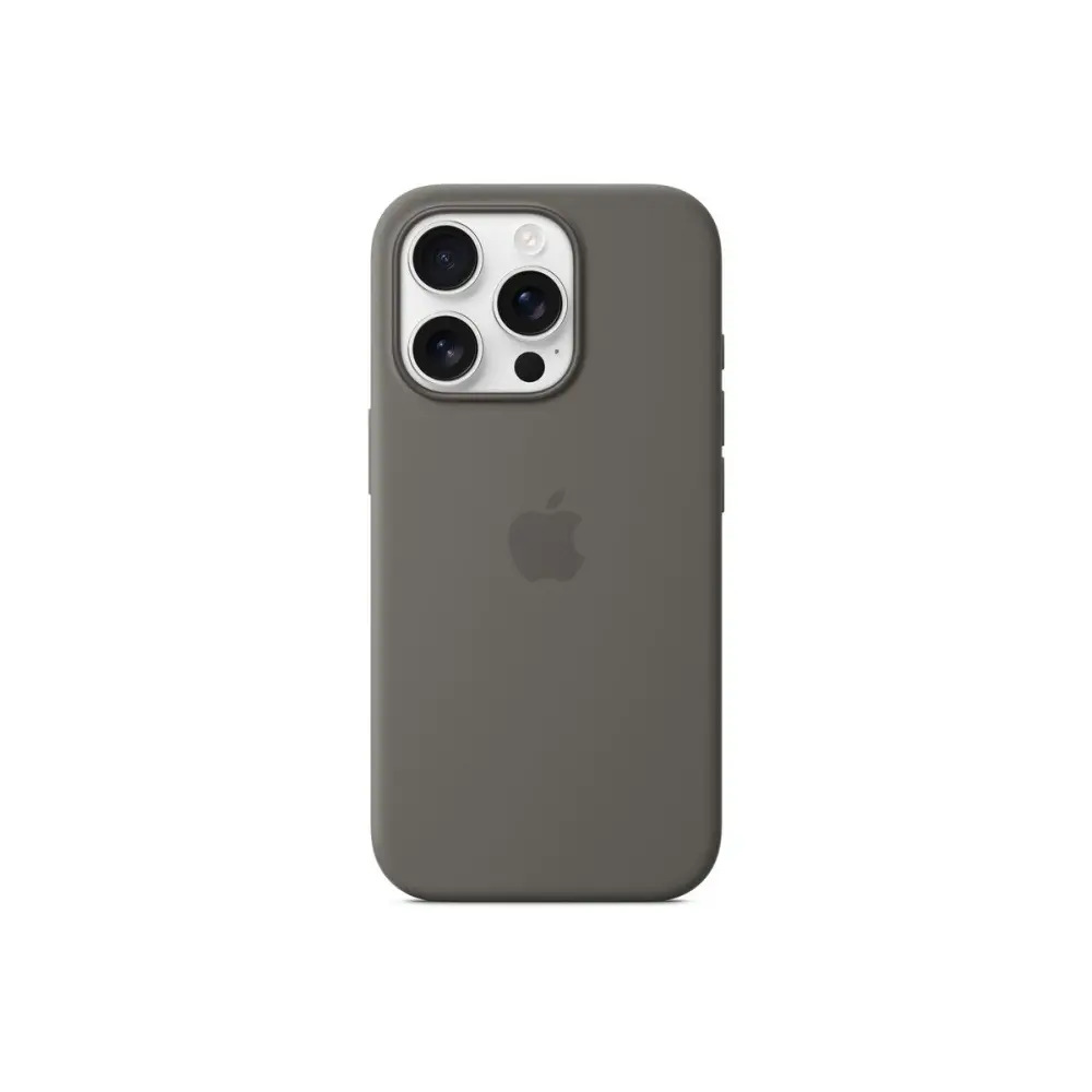 Калъф, Apple iPhone 16 Pro Silicone Case with MagSafe - Stone Gray - image 2