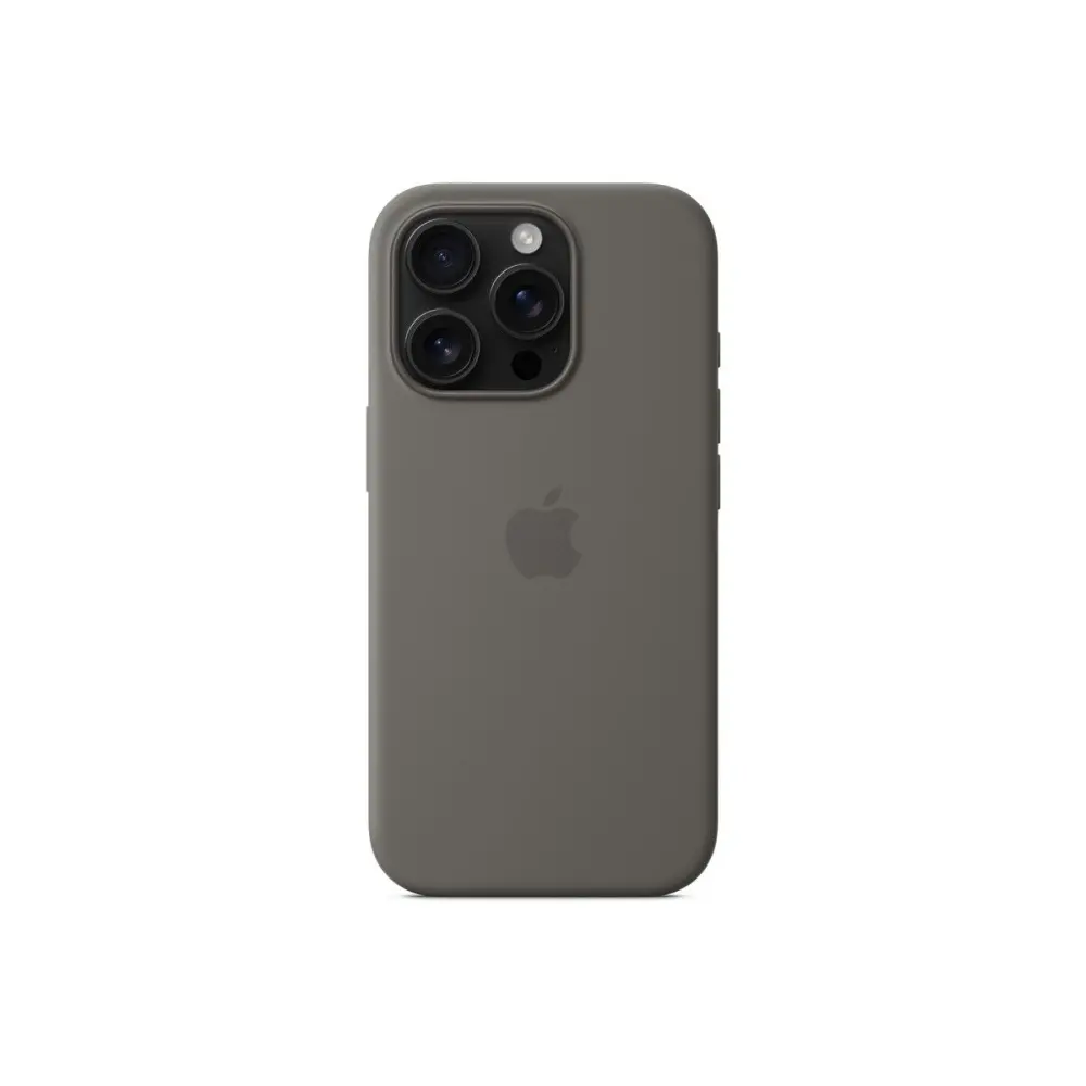 Калъф, Apple iPhone 16 Pro Silicone Case with MagSafe - Stone Gray - image 3