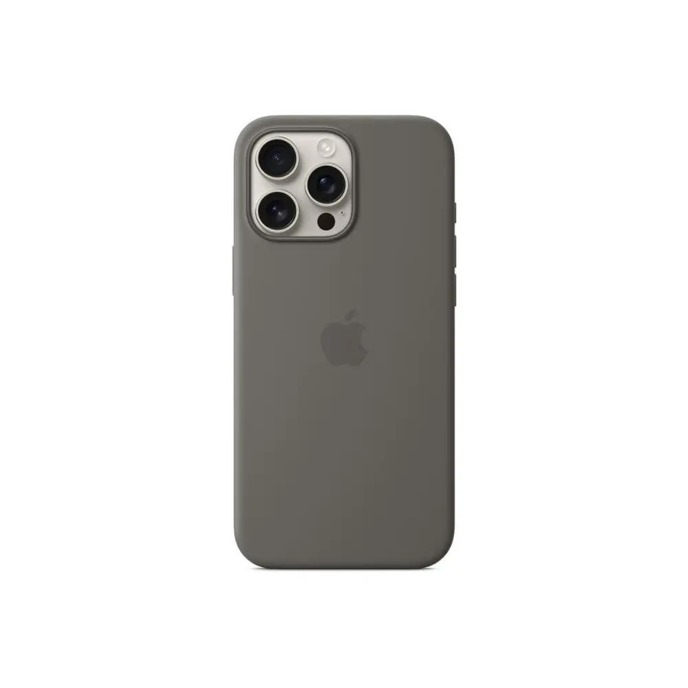 Калъф, Apple iPhone 16 Pro Max Silicone Case with MagSafe - Stone Gray - image 1