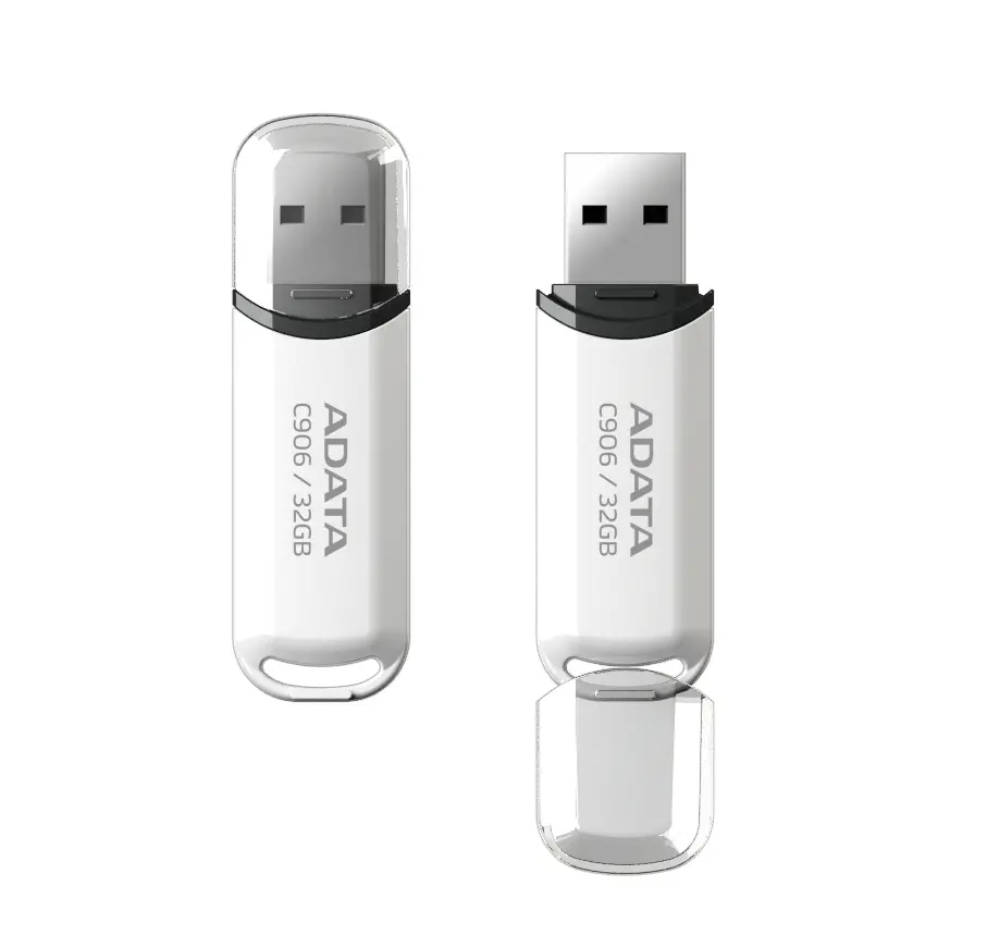 Памет, ADATA C906 64GB USB 2.0 White - image 1