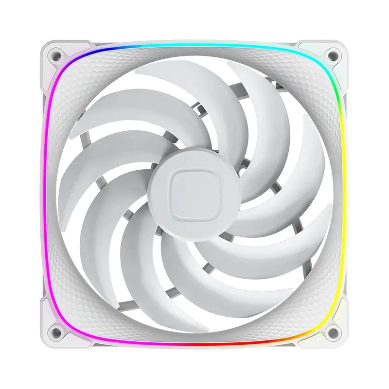 Geometric Future Комплект вентилатори Fan Pack 3-in-1 140 mm - Squama 2503W-14 White - image 1