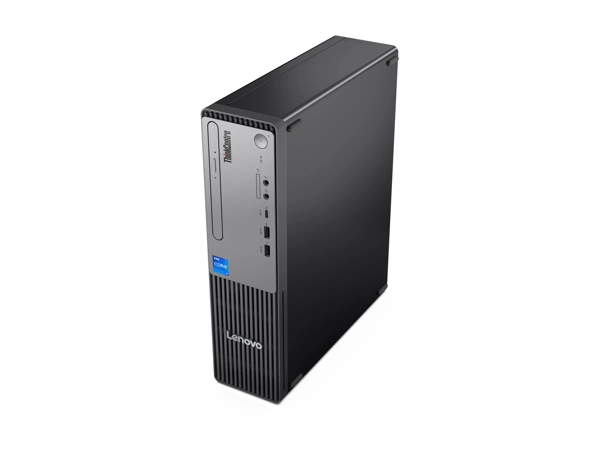 Настолен компютър, Lenovo ThinkCentre neo 50s G5 SFF Intel Core i3-14100 (up to 4.7GHz, 12MB), 16GB DDR5-4800, 512GB SSD, Intel UHD Graphics 730, DVD, KB, Mouse, DOS, 3Y Onsite - image 3