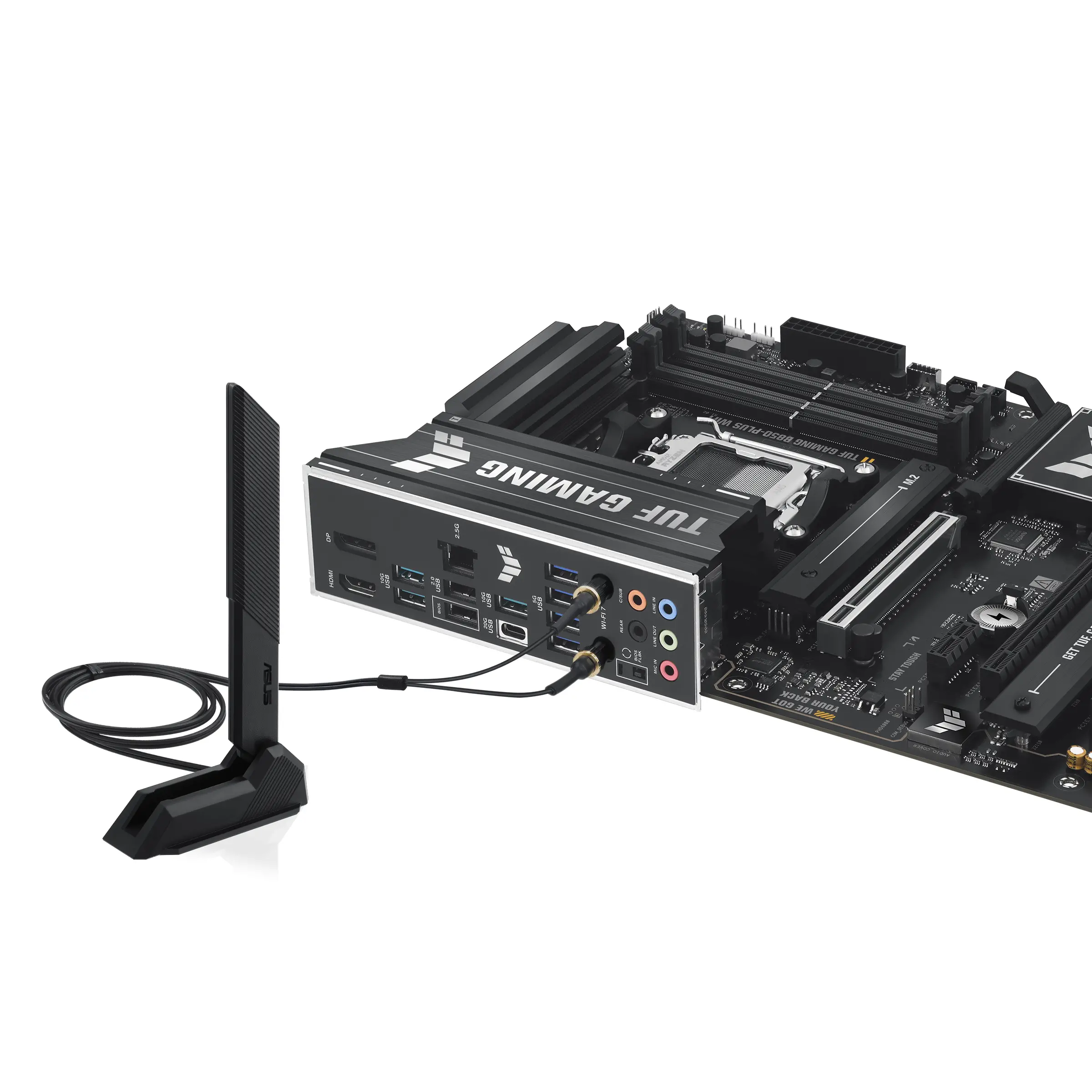 Дънна платка ASUS TUF GAMING B850-PLUS WIFI 7 socket AM5 - image 2