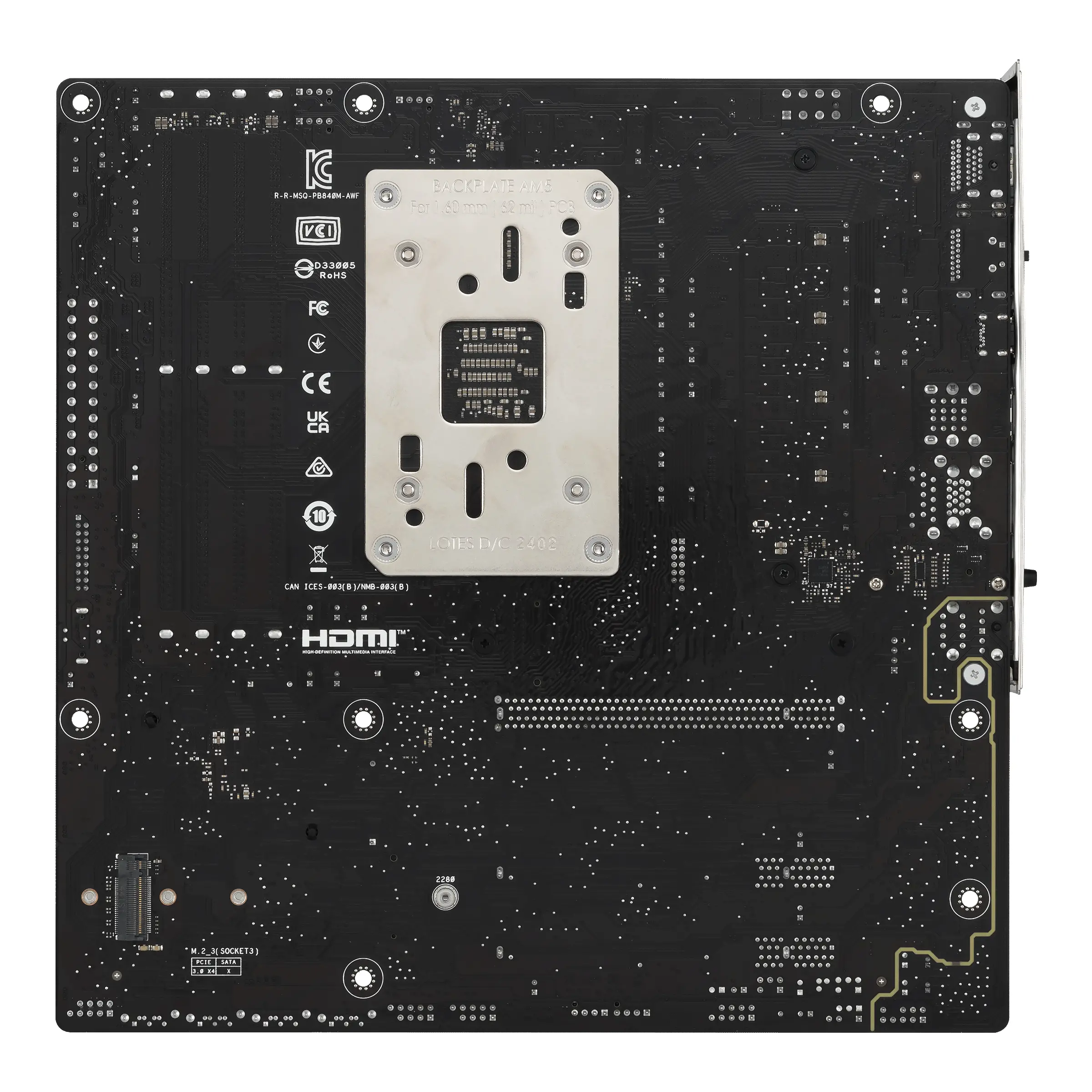 Дънна платка ASUS PRIME B840M-A WIFI 6E socket AM5 - image 2