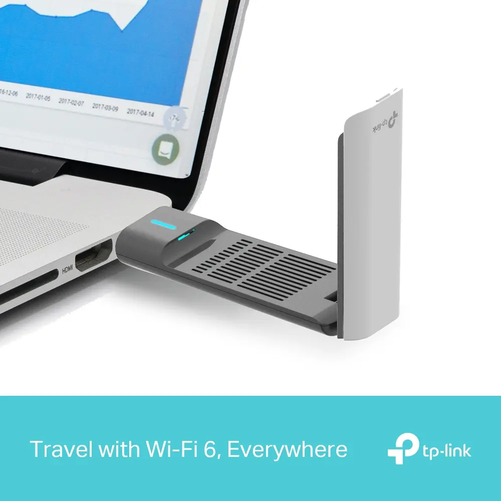 Безжичен адаптер TP-LINK Archer TX50UH, AX3000, двулентов,USB 3.0, Wi-fi 6 - image 5