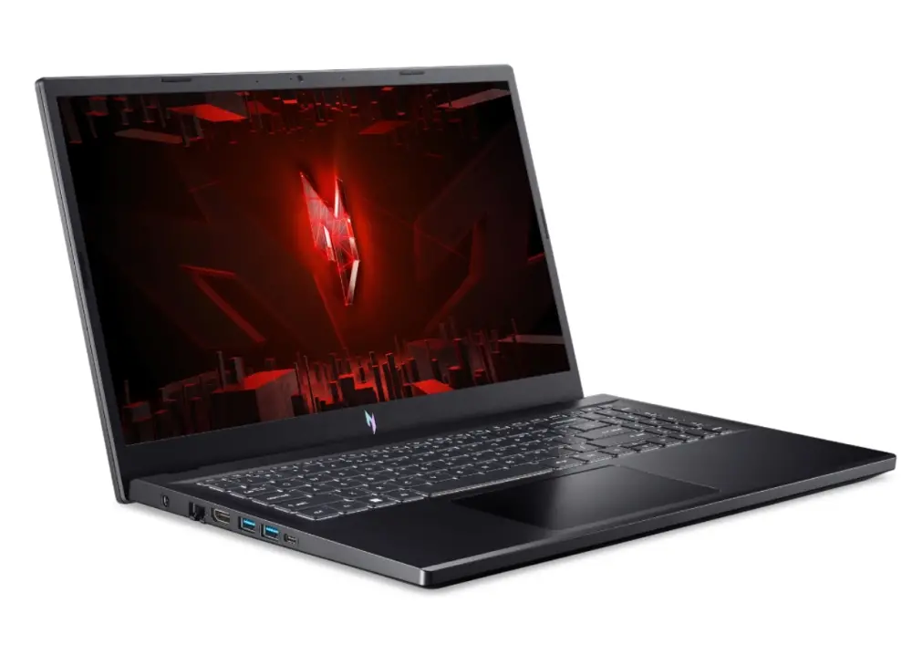 Лаптоп, Acer Nitro V15,  ANV15-51-98T8, Intel Core 9-13900H(up to 5.40 GHz, 24MB), 15.6" FHD (1920X1080) IPS 165Hz, 1*16GB DDR5 5200MHz, (1 slot free), 1024GB PCIe NVMe SSD, GeForce RTX 4060 8GB GDDR6, Lan, WiFi AX, BT.5.2, HD Cam, KB Backlit, No OS, Black - image 1