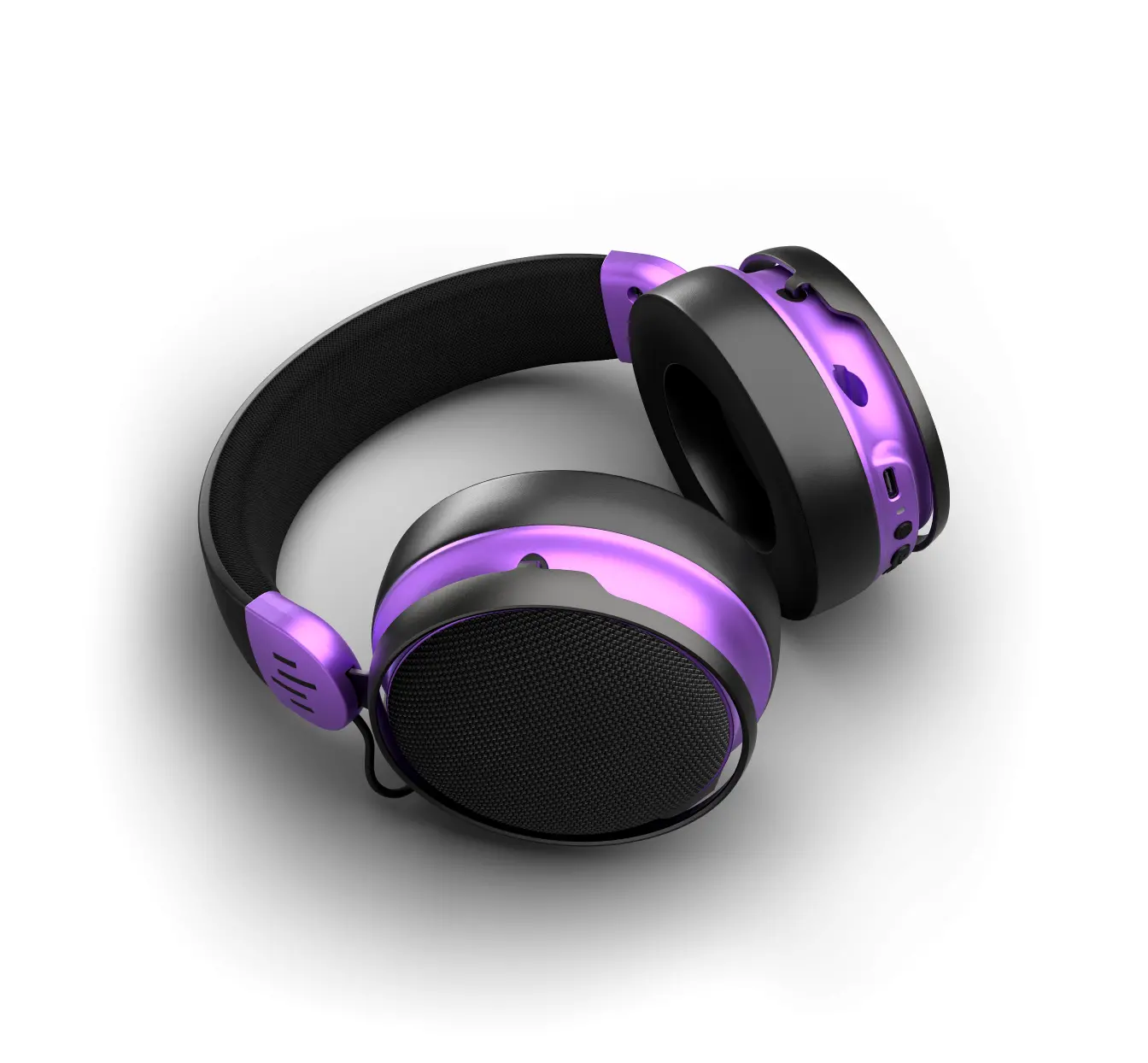 Геймърски безжични слушалки Dark Project Sono Wireless - Black/Violet - image 6