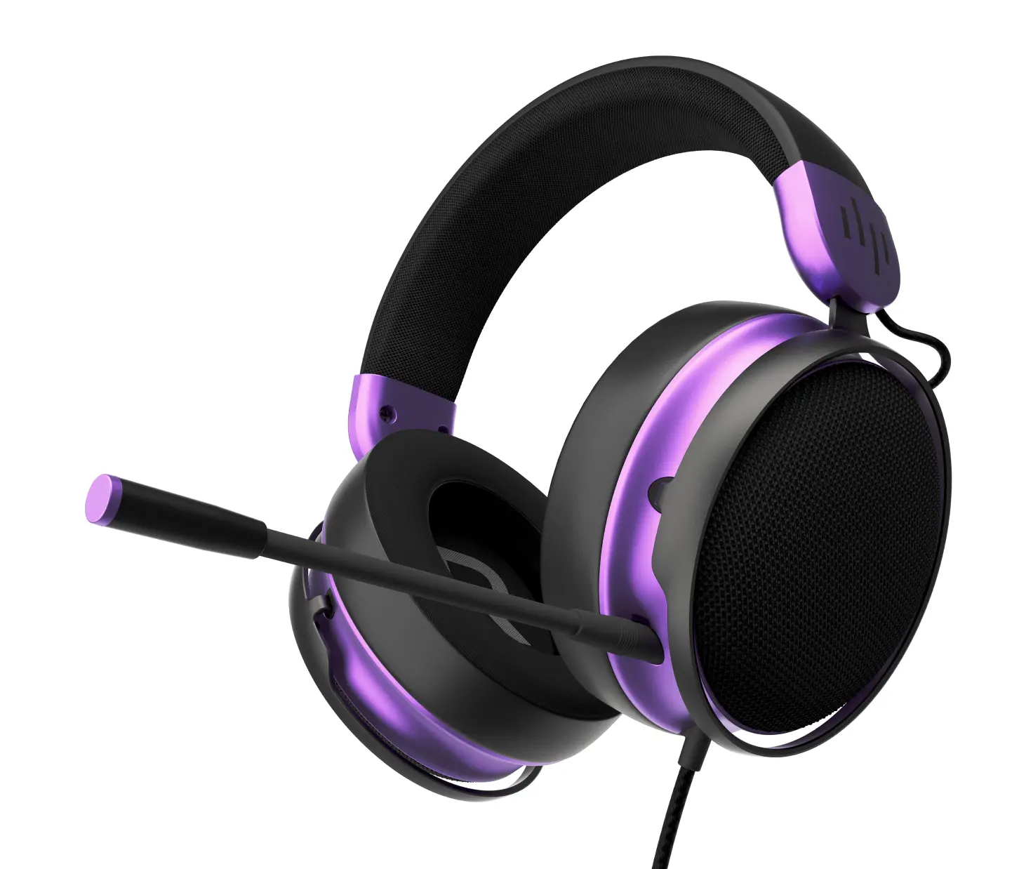 Геймърски слушалки Dark Project Sono Wired - Black/Violet