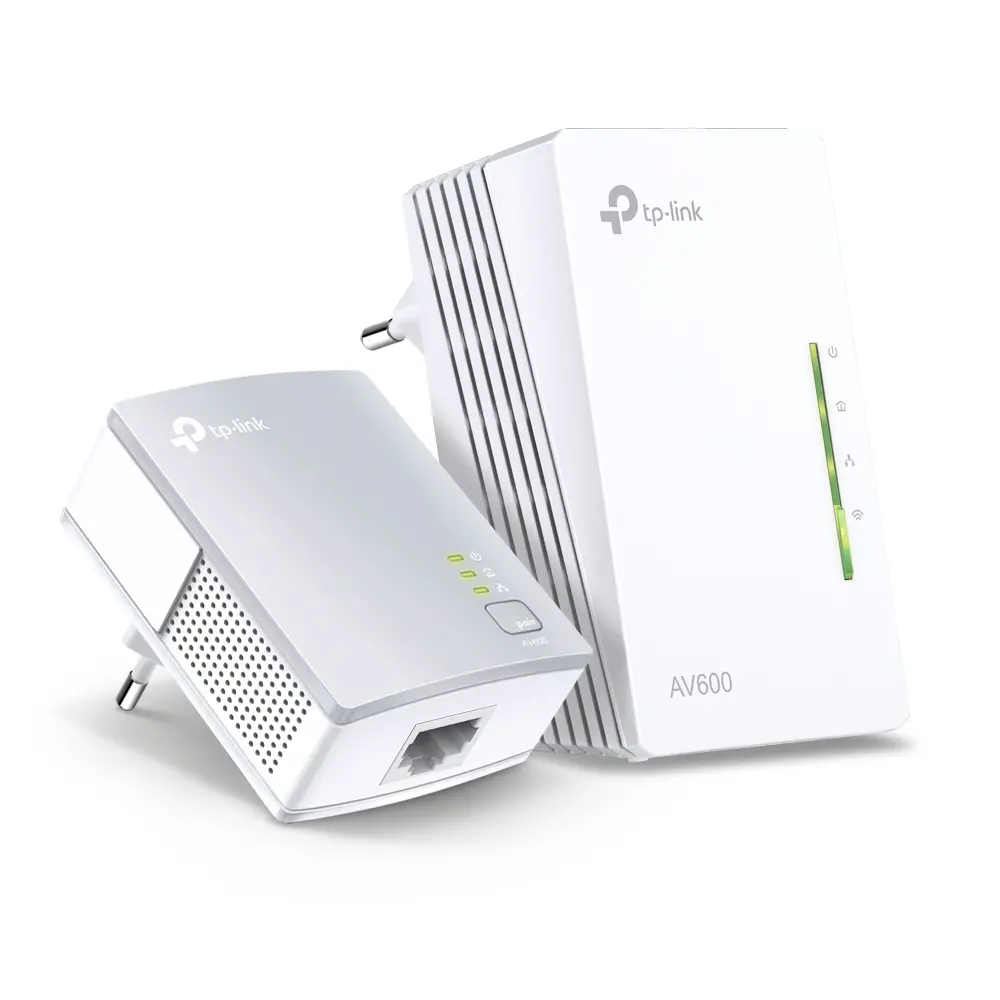 Powerline Extender адаптер TP-Link TL-WPA4221 KIT, AV600, Wi-Fi KIT, стартов ком - image 1