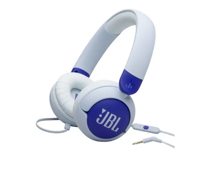 Слушалки, JBL JR320 Wired on-ear kids headphones, Blue