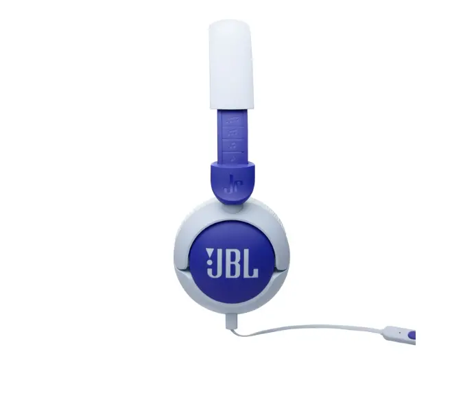 Слушалки, JBL JR320 Wired on-ear kids headphones, Blue - image 2