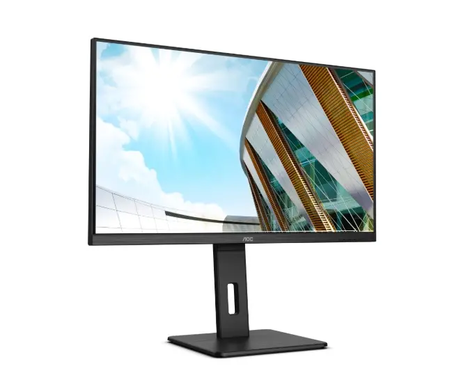 Монитор, AOC U32P2, 31.5" VA WLED, 3840x2160@60Hz, 4ms GtG, 350cd m/2, 3000:1, 50M:1 DCR, Adaptive Sync, FlickerFree, Low Blue Light, 3Wx2, Tilt, Height Adjust, Pivot, Swivel, 2xHDMI, DP, USB hub - image 3