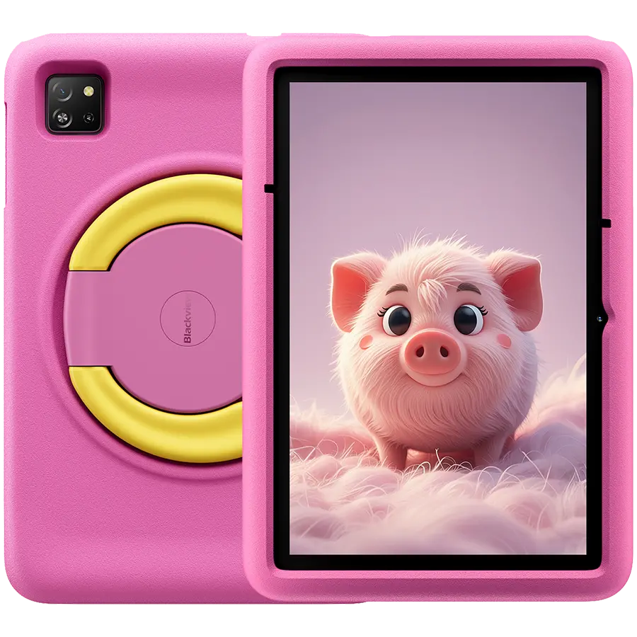 Blackview Tab A6 Kids, tablet, 10.1-inch 800*1280 HD+ IPS, A523 Octa-core 1.8GHz, 4GB + 128GB, 5100mAh; WiFi, 5MP Front/8MP Rear camera, Android 14, Rose Pink