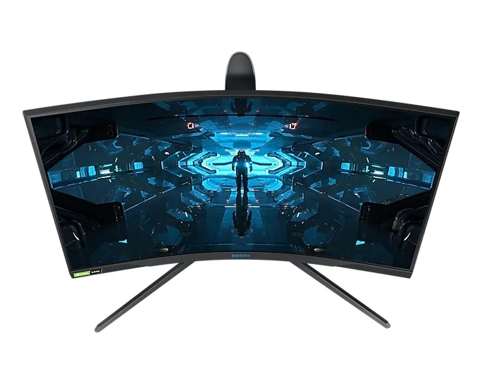Монитор, Samsung 27G75, 26.9" Curved VA QLED, 1000R, 240 Hz, 1 ms GTG, 2560x1440, 350 cd/m2, 2500:1 Contrast, Mega DCR, Black Equalizer, FreeSync Premium Pro, G-Sync, Eye Saver Mode, Flicker Free, 2xDisplay Port 1.2, HDMI 2.0, 2xUSB 3.0, Headphone, Black - image 7