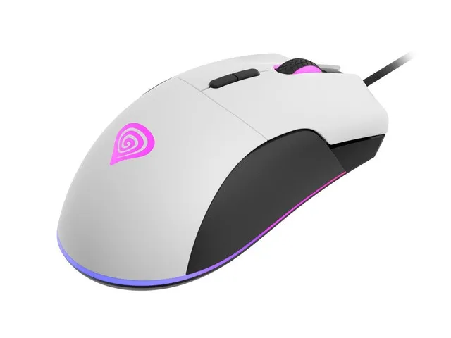 Мишка, Genesis Gaming Mouse Krypton 290 6400 DPI RGB Backlit With Software White - image 1