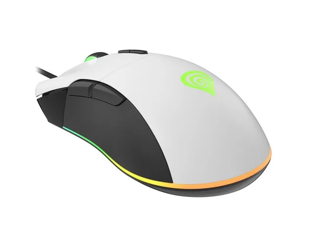 Мишка, Genesis Gaming Mouse Krypton 290 6400 DPI RGB Backlit With Software White - image 2