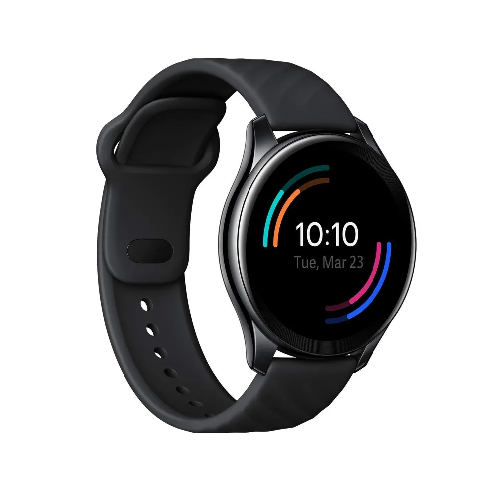 Часовник, OnePlus Watch W301GB, 1.39" AMOLED 454x454, 4GB, WR 5ATM, IP68, BT 5.0, GPS, 402 mAh, Midnight Black - image 1