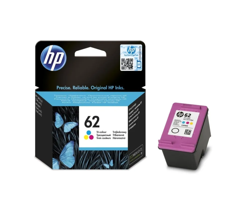 Консуматив, HP 62 Tri-color Original Ink Cartridge