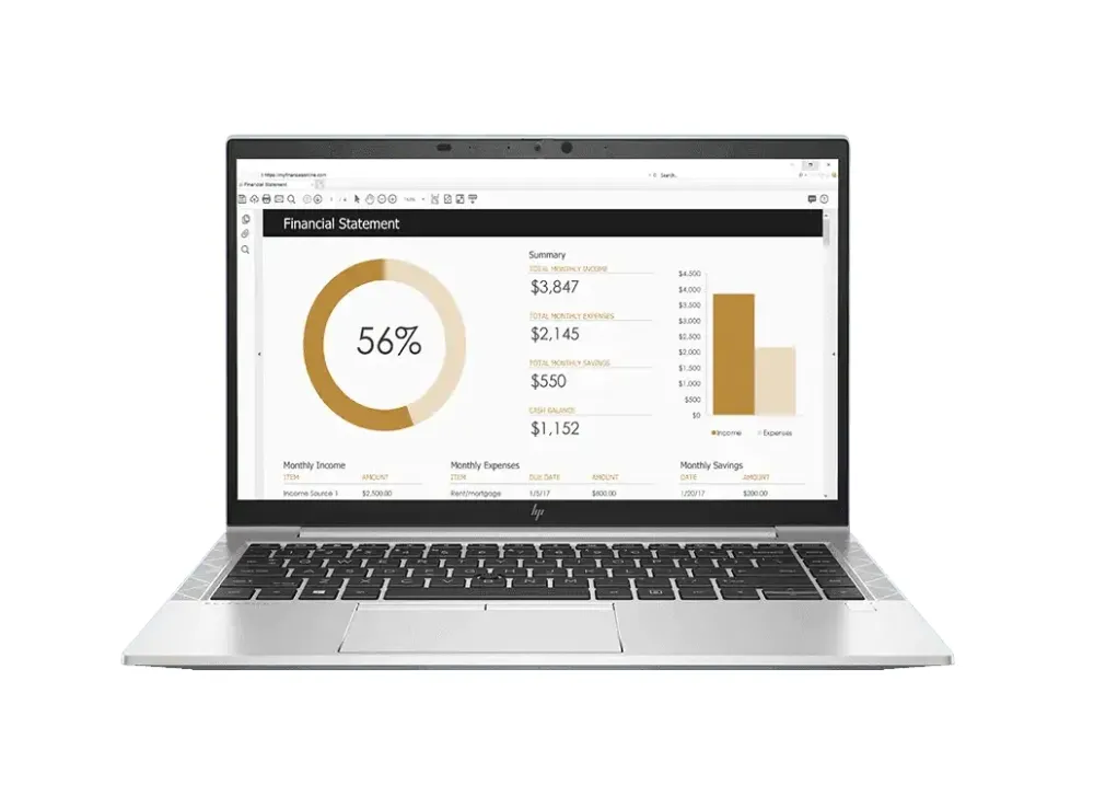 Лаптоп, HP EliteBook 845 G8, Ryzen 7 Pro 5850U(1.9Ghz, up to 4.4GH/16MB/8C), 14" FHD UWVA 400 nits AG + WebCam 720p, 16GB 3200Mhz 1DIMM, 512GB PCIe SSD, WiFi a/c + BT5, Backlit Kbd, FPR, Active SmartCard, 3C Long Life 3Y Warr, Win 10 Pro 64 bit