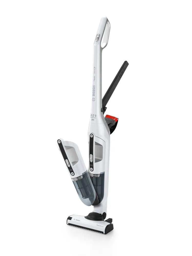 Прахосмукачка, Bosch BCH3K255, Wireless Vacuum Cleaner, 2 in 1, with built-in accessories, polar white metallic - image 5