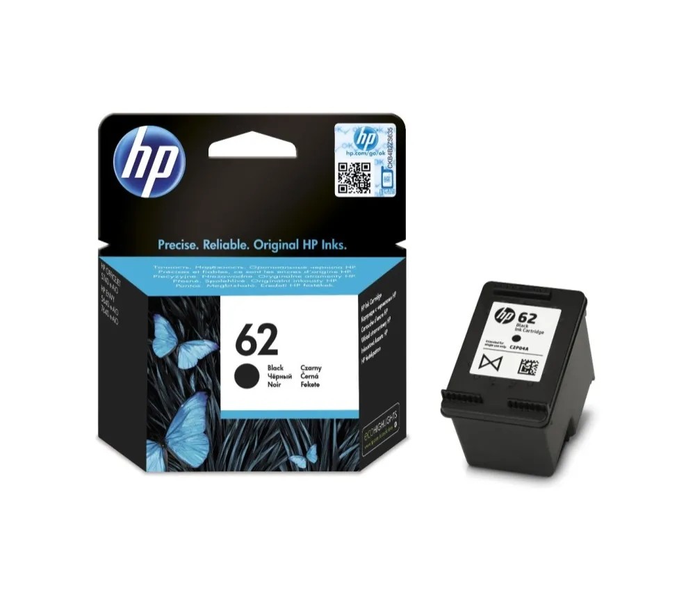 Консуматив, HP 62 Black Original Ink Cartridge