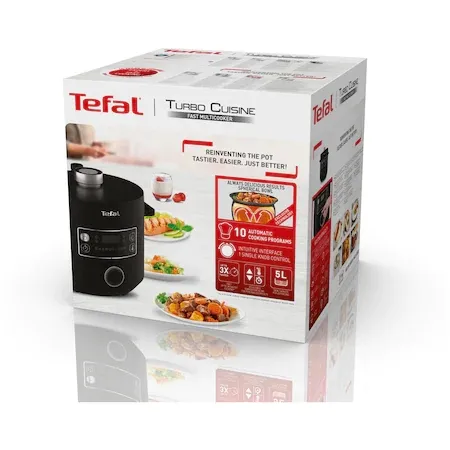 Мултикукър, Tefal CY754830, Turbo Cuisine 5L (black) - image 5